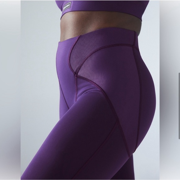 Savage x Fenty Curve Alert High-Waist Rib Legging in Punk Purple Size 8-10 NWT - Picture 2 of 7
